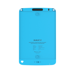 Купить LCD планшет для заметок и рисования Maxvi MGT-01С blue